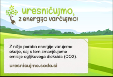 uresničujmo, z energijo varčujmo!